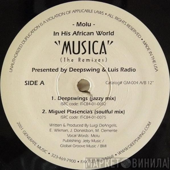 Deep Swing, Luis Radio, Molu In His African World - Musica (The Remixes)