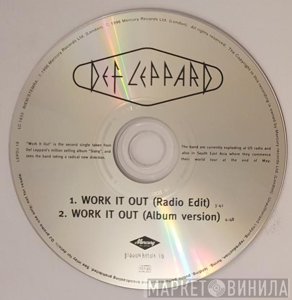 Def Leppard - Work It Out
