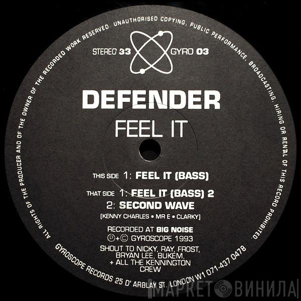 Defender  - Feel It (Bass)