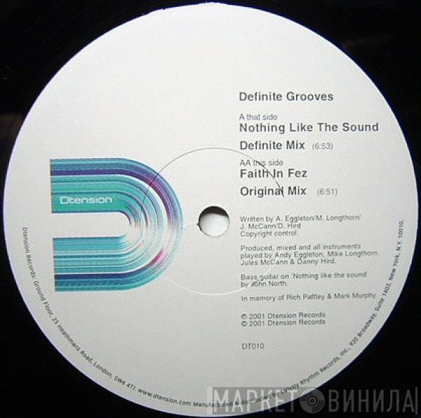 Definite Grooves - Nothing Like The Sound