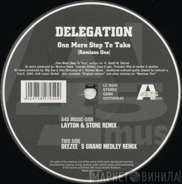 Delegation - One More Step To Take (Remixes One)