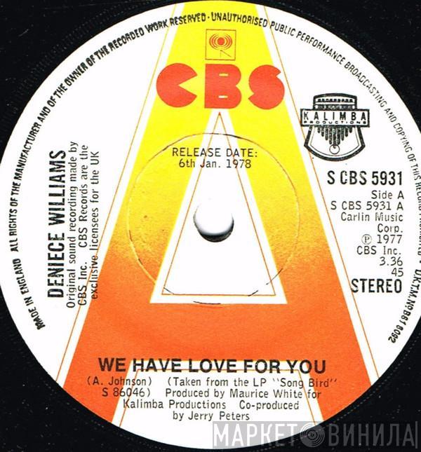 Deniece Williams - We Have Love For You