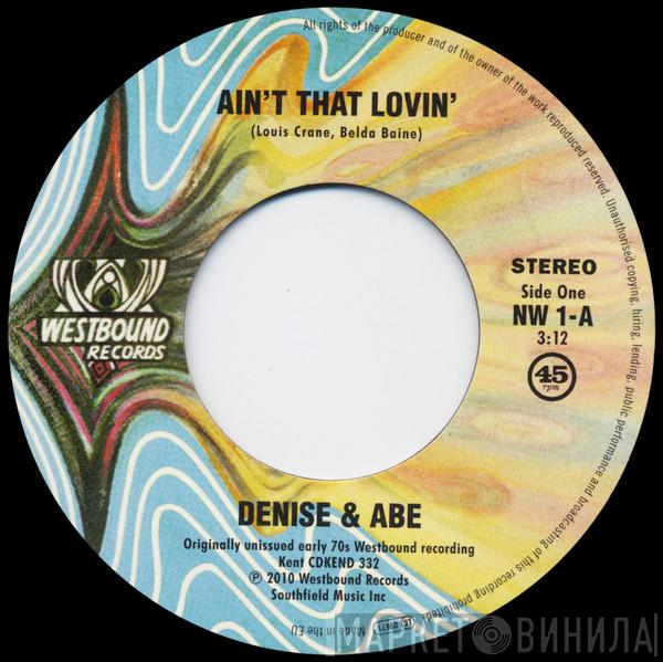 Denise & Abe Arthur Alexander  - Ain't That Lovin' / You Better Listen To Me