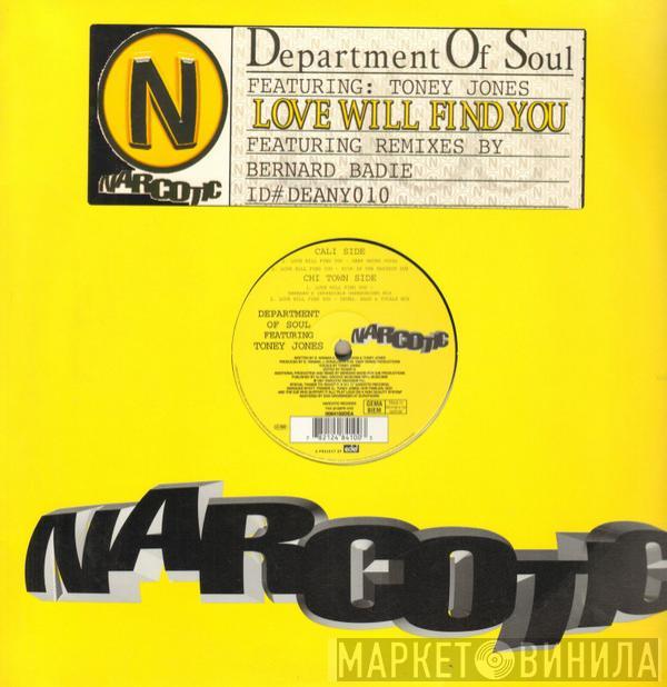 Department Of Soul, Toney Jones - Love Will Find You