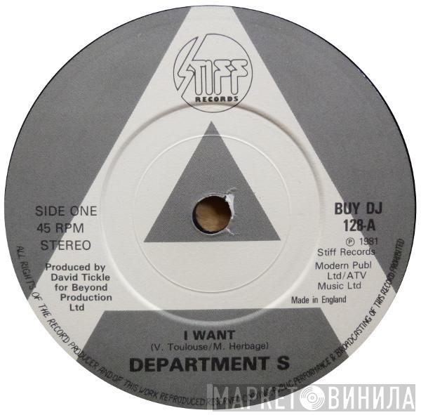 Department S - I Want