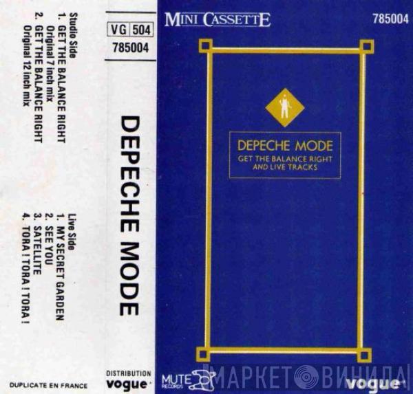  Depeche Mode  - Get The Balance Right And Live Tracks