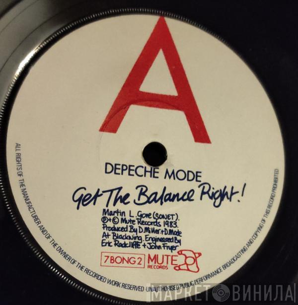  Depeche Mode  - Get The Balance Right!