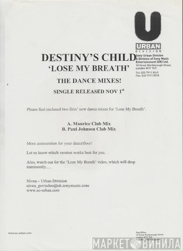Destiny's Child - Lose My Breath - The Dance Mixes