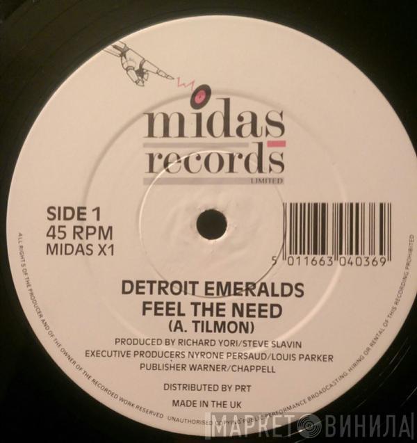 Detroit Emeralds - Feel The Need / J.A.'s Rap Groove UK