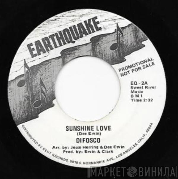  Di Fosco T. Ervin Jr.  - Sunshine Love / You Saved Me From Destruction