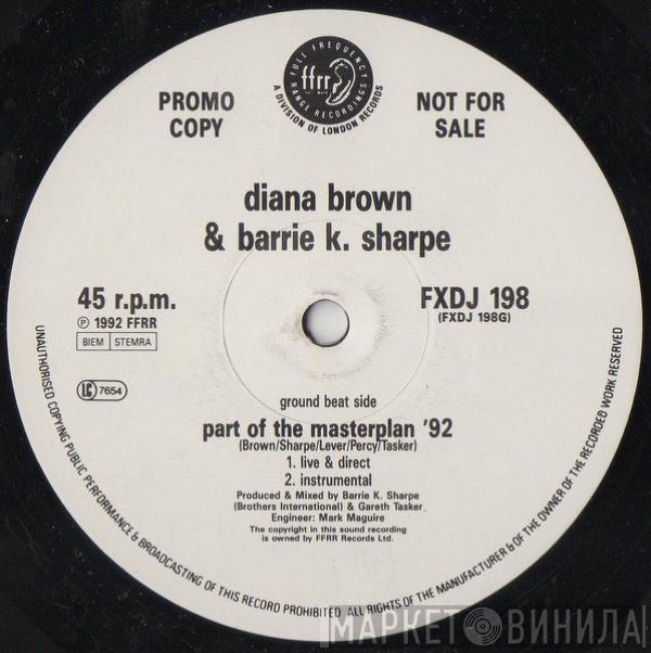 Diana Brown & Barrie K Sharpe - Part Of The Masterplan '92 / Masterplan