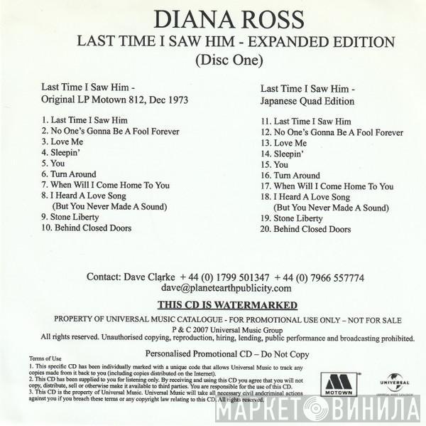 Diana Ross  - Last Time I Saw Him