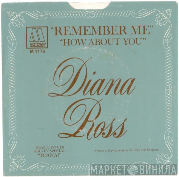 Diana Ross - Remember Me / How About You