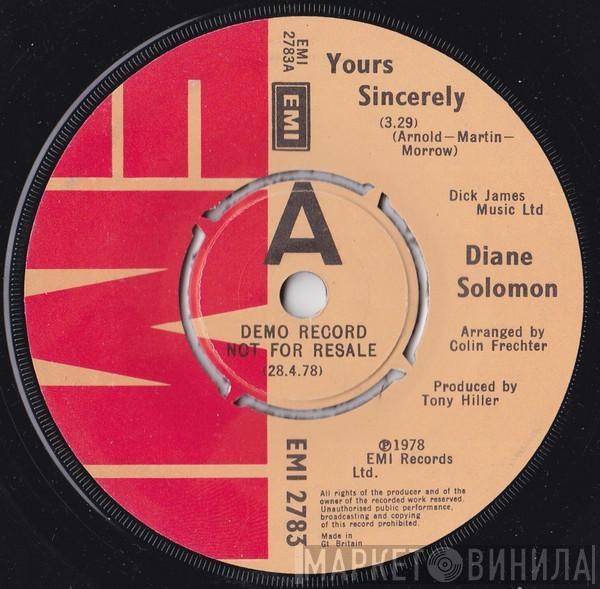 Diane Solomon - Yours Sincerely