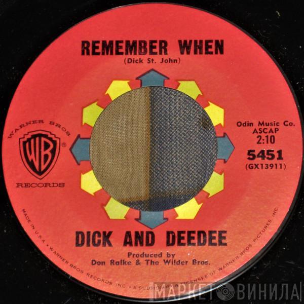 Dick And Dee Dee - Remember When / You Were Mine