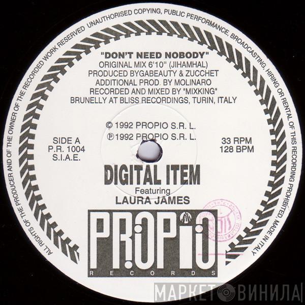 Digital Item, Laura James - Don't Need Nobody