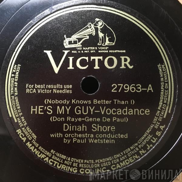  Dinah Shore  - He's My Guy / A Boy In Khaki-A Girl In Lace