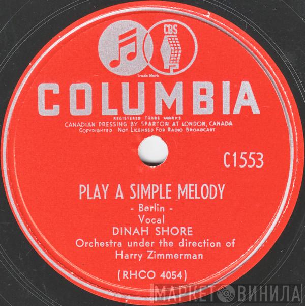  Dinah Shore  - Play A Simple Melody / I Still Get A Thrill (Thinking Of You)