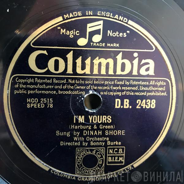 Dinah Shore, The Four Hits - I'm Yours / The Best Things In Life Are Free