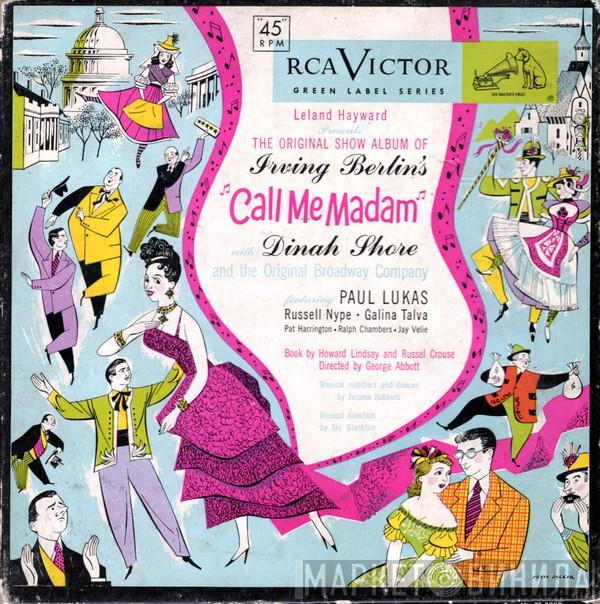 Dinah Shore - Call Me Madam - Original Show Album