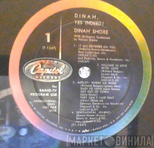  Dinah Shore  - Dinah, Yes Indeed!