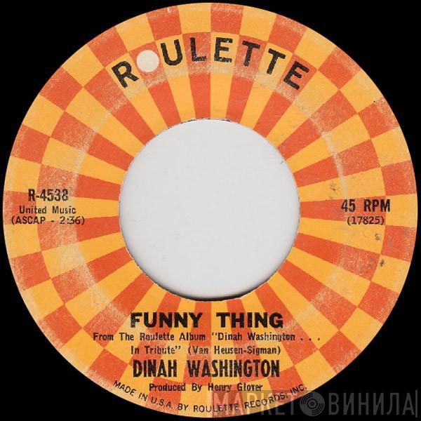 Dinah Washington - Funny Thing / Call me Irresponsible