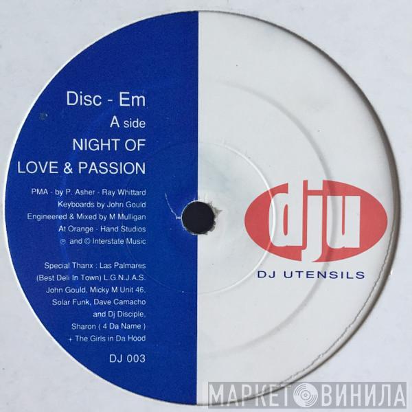 Disc - Em - Night Of Love & Passion