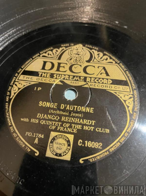 Django Reinhardt, Quintette Du Hot Club De France - Songe D'Automne / Duke And Dukie