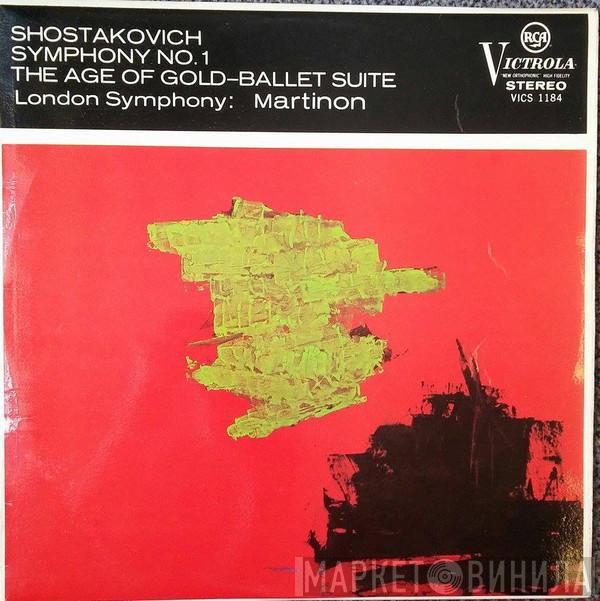 Dmitri Shostakovich, The London Symphony Orchestra, Jean Martinon - Symphony No. 1 / The Age Of Gold - Ballet Suite