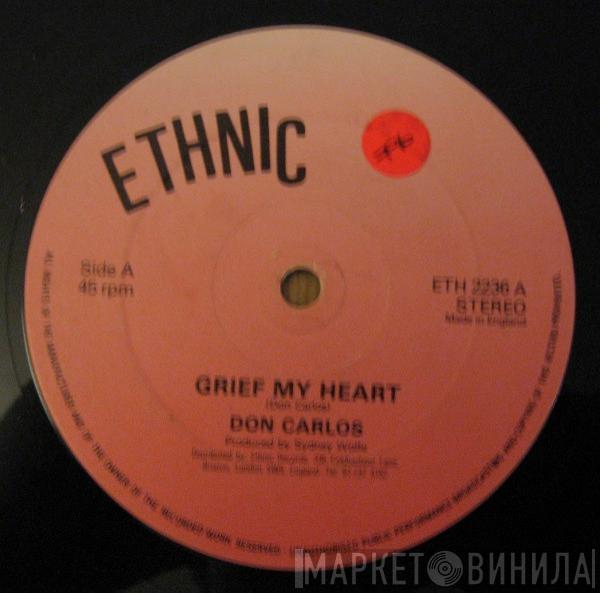 Don Carlos  - Grief My Heart