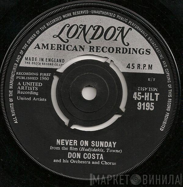 Don Costa's Orchestra And Chorus - Never On Sunday