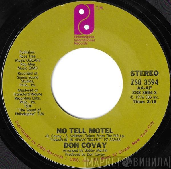 Don Covay - No Tell Motel / Right Time For Love