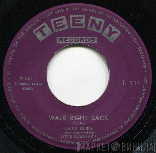 Don Duke - Calendar Girl / Walk Right Back