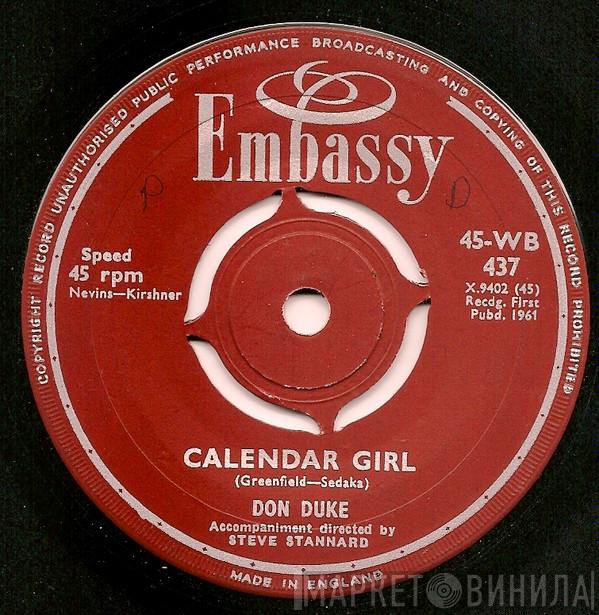 Don Duke - Calendar Girl / Walk Right Back