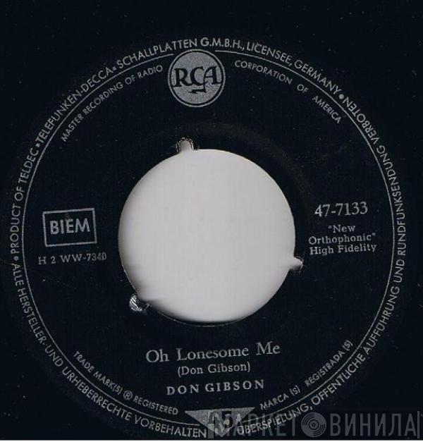 Don Gibson - Oh Lonesome Me