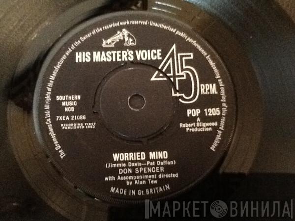Don Spencer - Worried Mind