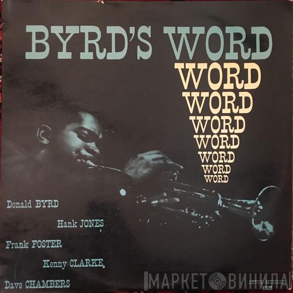 Donald Byrd - Byrd's Word