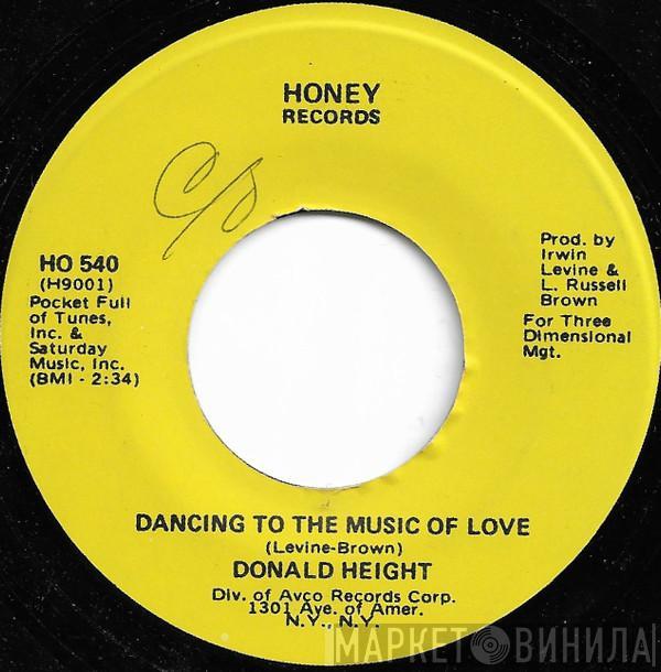 Donald Height - Dancing To The Music Of Love / Rags To Riches To Rags