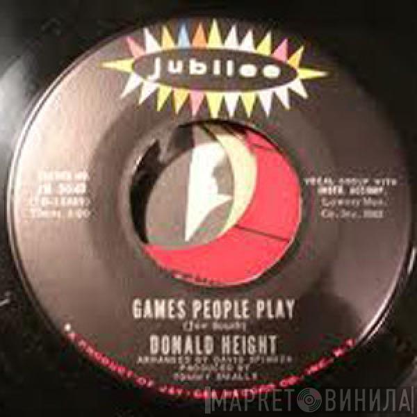 Donald Height - Games People Play