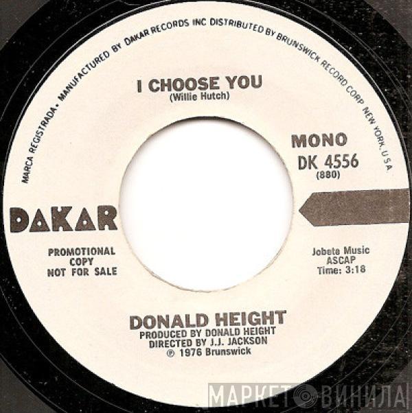 Donald Height - I Choose You