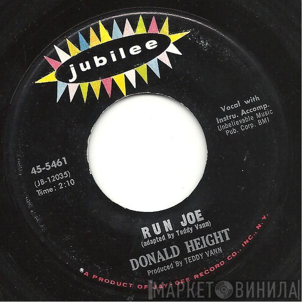 Donald Height - Run Joe / Soul Monkey Twist