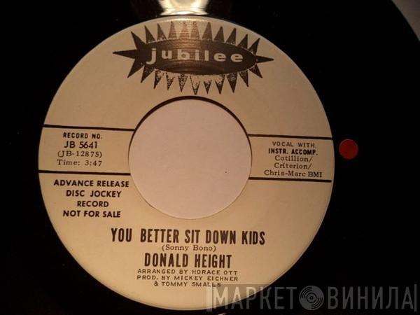 Donald Height - You Better Sit Down Kids