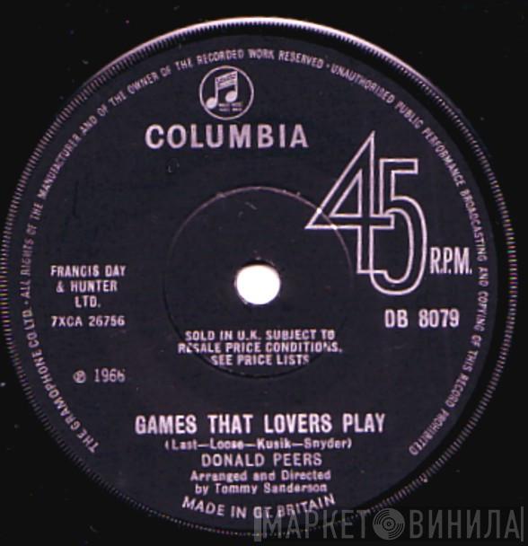 Donald Peers - Games That Lovers Play