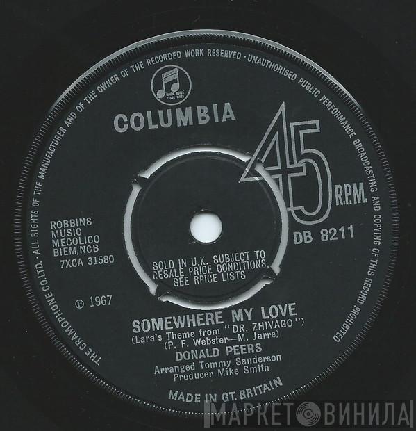 Donald Peers - Somewhere My Love