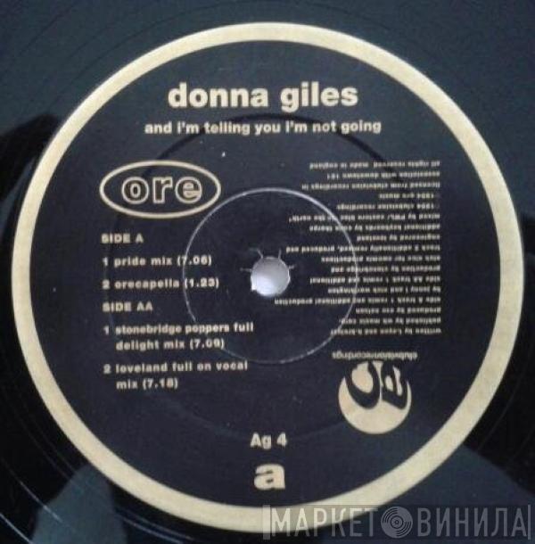 Donna Giles - And I'm Telling You I'm Not Going