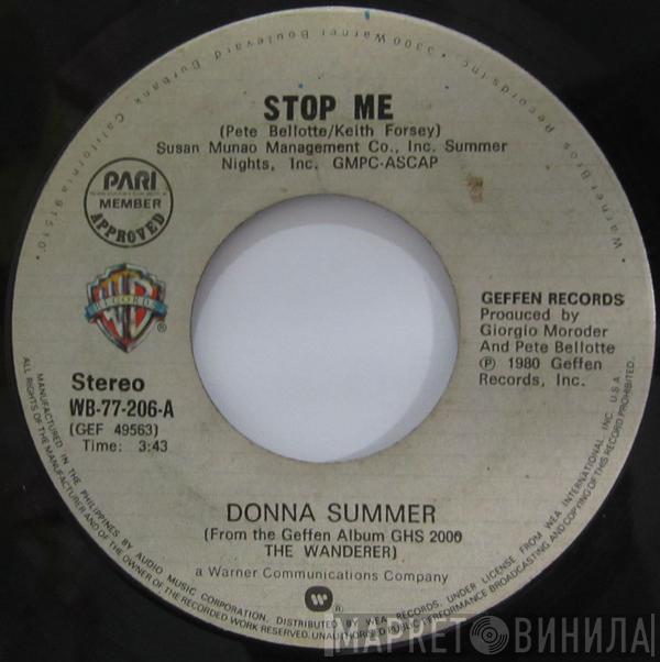  Donna Summer  - Stop Me / The Wanderer