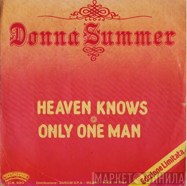 Donna Summer - Heaven Knows / Only One Man