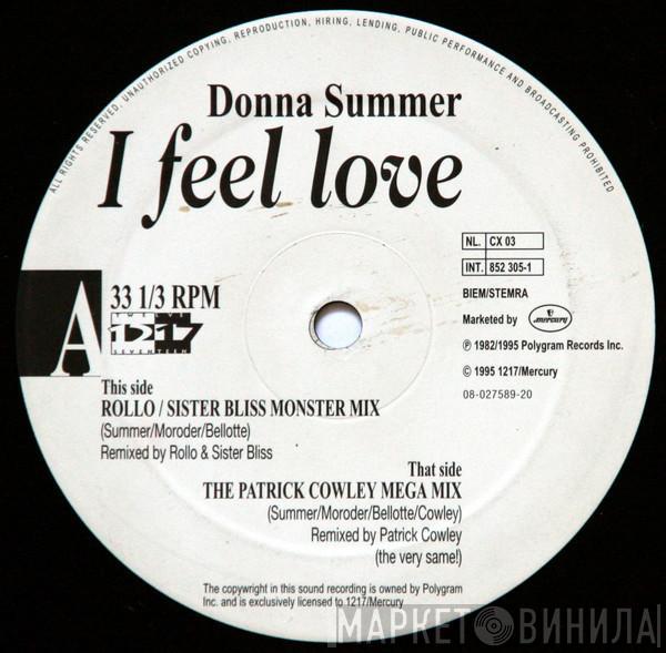 Donna Summer - I Feel Love (Rollo / Sister Bliss Monster Mix) / I Feel Love (The Patrick Cowley Mega Mix)