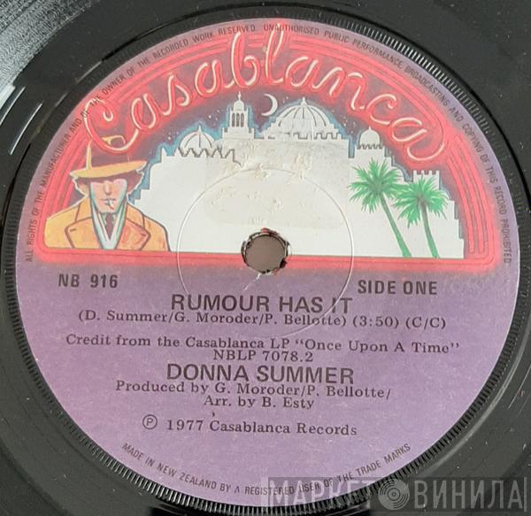  Donna Summer  - Rumour Has It