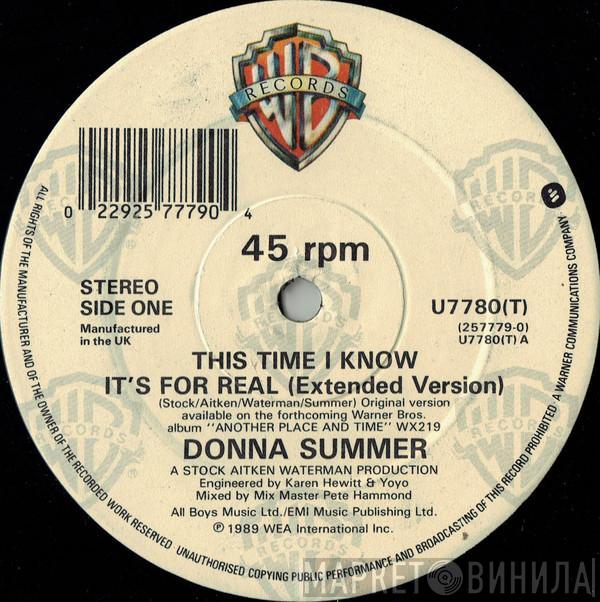 Donna Summer - This Time I Know It's For Real (Extended Version)